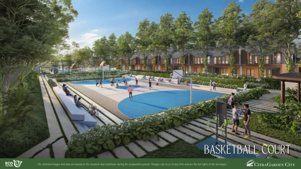 fasilitas playground di cluster forestine
